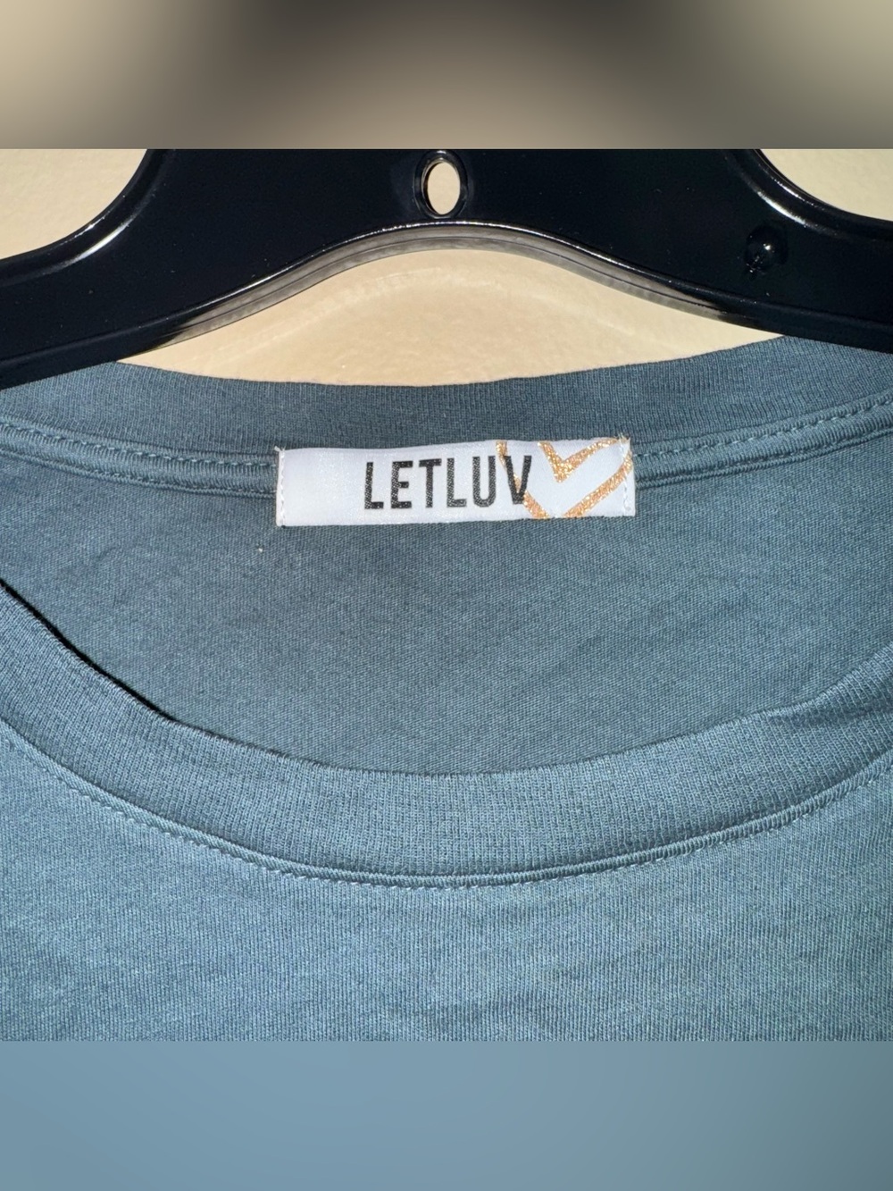 LETLUV Anthropologie Black Gray Cotton Jersey Queen Graphic Band Tee Size XL - Picture 3 of 8
